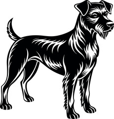 Dog Silhouette Black Vector