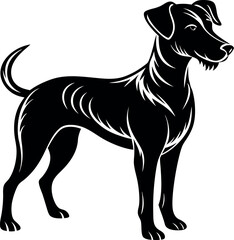 Dog Silhouette Black Vector