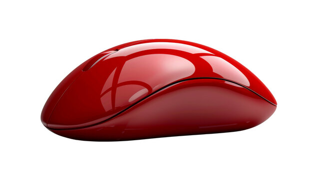 Red computer mouse to control cursor movements