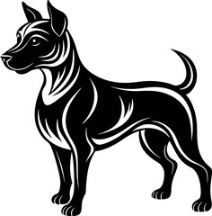 Dog Silhouette Black Vector