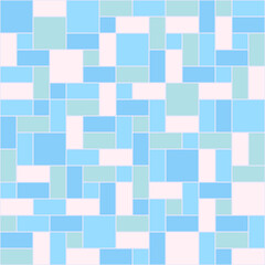Light blue random bricks