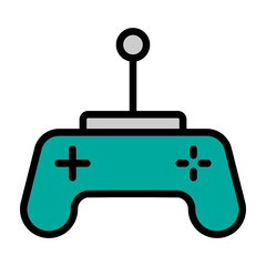 Toy Remote Vector Filled Icon Design
