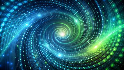 Digital Rain: A Dance of Data  Generative AI