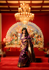 Durga Pujo Saree Photoshoot