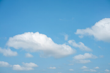 blue sky with white clouds