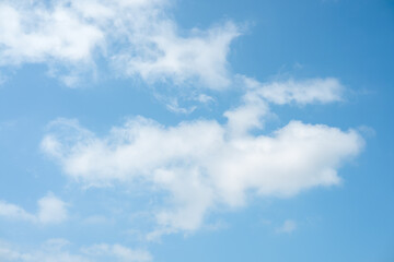 blue sky with clouds