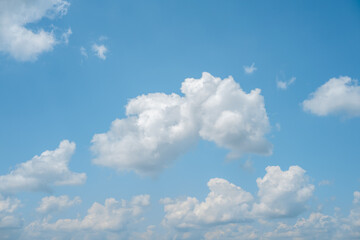 blue sky and clouds