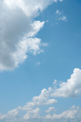 blue sky with white clouds