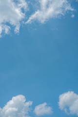 blue sky with clouds