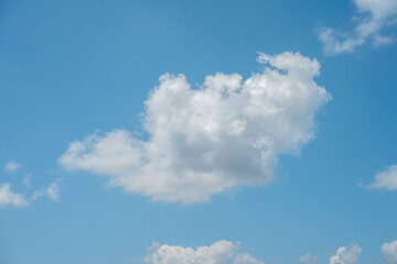 blue sky with white clouds