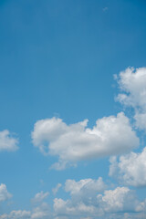 blue sky with clouds
