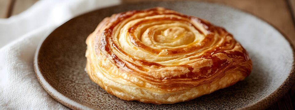 A plate of cram-sized pain au patis, their golden crusts glistening under the light and their interiors filled with creamy fillings