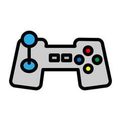 Video Game Vector Filled Icon Design