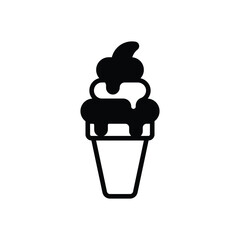 Ice Cream Cone vector icon