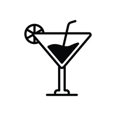 Cocktail vector icon