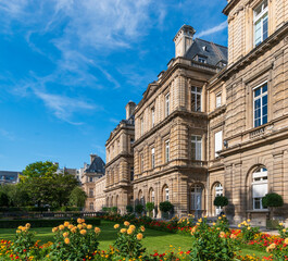 Fototapeta premium Les jardins du Sénat, Paris, France