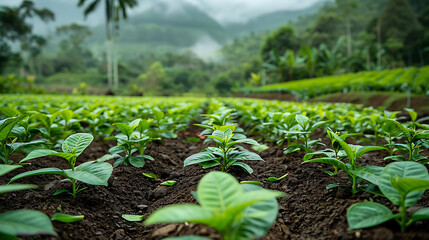 Indian farmers utilizing blockchain technology transparent supply chain management in organic spice farms in Kerala India ensuring traceability and fairness