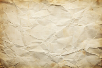 Obraz premium Design a vintage-style poster background featuring a white, wrinkled paper texture. Emphasize the worn-out, glued appearance with faded edges and a subtle patina to evoke a sense of age and history.