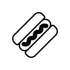 Hot Dog vector icon