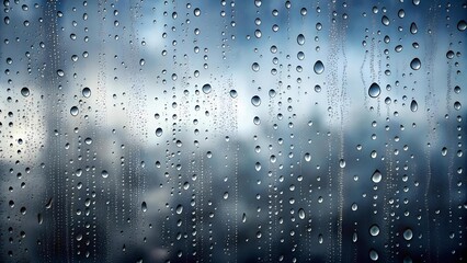 Abstract Rainscape: A Study in Minimalist Form and Color  AI generated