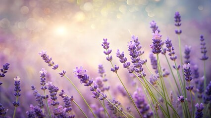 Naklejka premium A Timeless Tapestry of Lavender and Victorian Elegance AI Generated