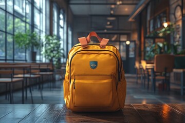 Pupils return to school to study, back to school, AI generated