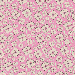 beautiful ditsy floral seamless background