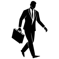 businessman with briefcase