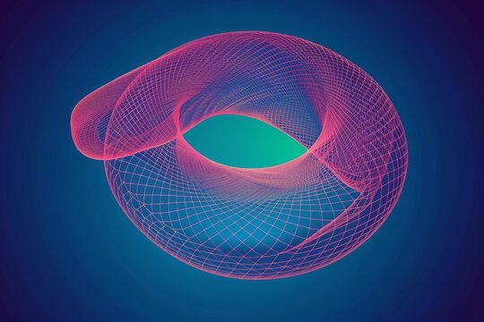 Symbolizing a wave-like, interconnected pattern of dots. Beautiful simple AI generated image in 4K, unique.