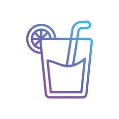 Lemonade vector icon