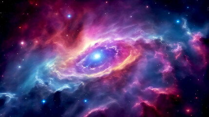 Colourful space galaxy, Starry night cosmos. Beautiful background wallpaper