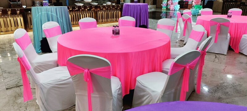 Decoration of table in a Indian function or event 