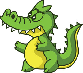 Crocodile Vector Illustration Graphics Art