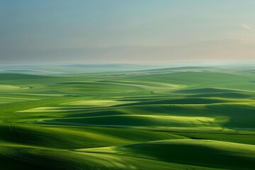 beautiful symmetrical patterns and a golden glow in a field of post-harvest sprayed wheat stubble, Wiltshire UK. Beautiful simple AI generated image in 4K, unique.