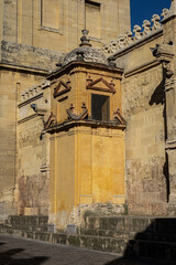 Beautiful exterior of Cordoba Cathedral, also known as Great Mosque (from 785). Andalusia, Cordoba,...