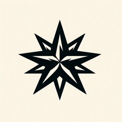 Fototapeta premium Star vector icon symbol