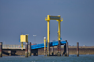 Fähranleger der Hallig Hooge