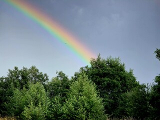 rainbow in the sky