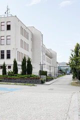 KRAKOW, POLAND - JULY 17, 2024: The Jagiellonian University. The oldest university in Poland, the second oldest university in Central Europe. Modern campus buildings in Krakow, Poland.