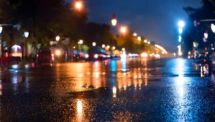 Obraz premium City lights out of focus background