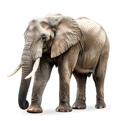 Obraz premium Stylish Elephant on transparent background 