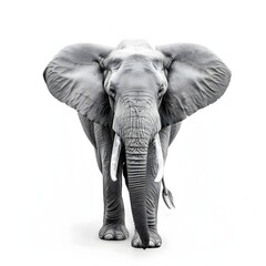 Fototapeta premium Stylish Elephant on transparent background 