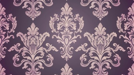Obraz premium seamless damask pattern