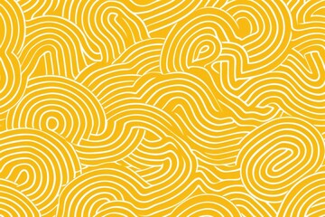 Fototapeta premium Stylish Asian Cuisine Noodle Pattern - Ramen Pasta Seamless Background for Oriental Menu. Beautiful simple AI generated image in 4K, unique.