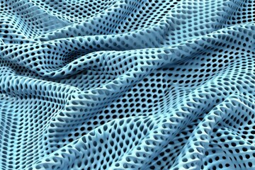 Close-up of fabric interlaced fiber.. Beautiful simple AI generated image in 4K, unique.