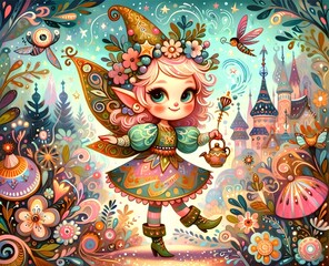 Fototapeta premium Hadas de Ensueño
