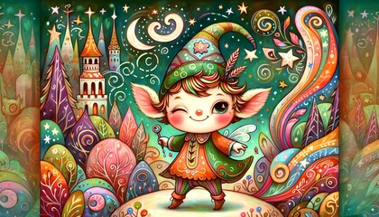 Obraz premium Hadas de Ensueño