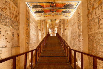 tomb of Ramesses VI in The Valley of Kings. Luxor. Egypt. © TRAVEL MOSAIC