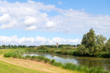 River the IJssel in Holland