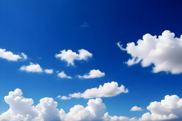 blue sky with clouds